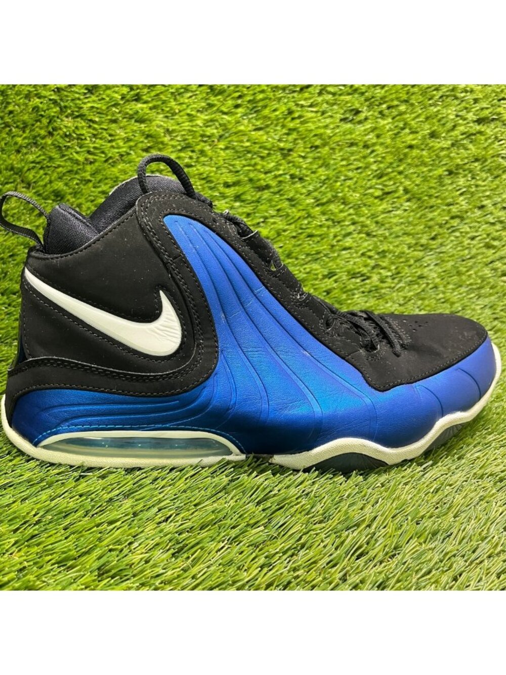 Nike Air Max Wavy University Blue Black Mens Size 9.5 Athletic Shoes Sneakers